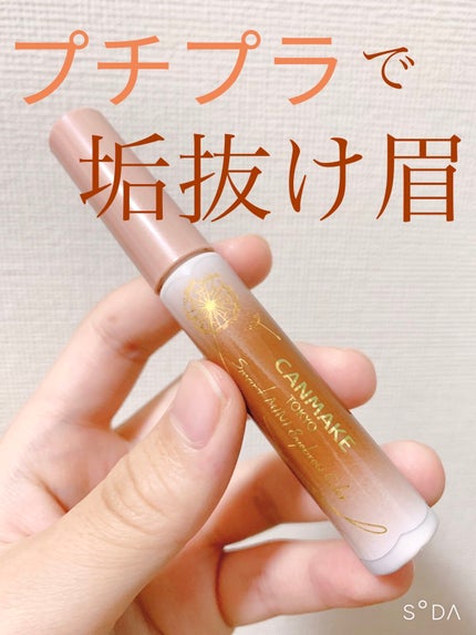 スマートミニアイブロウカラー/キャンメイク/眉マスカラを使ったクチコミ(1枚目)