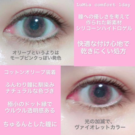 LuMia comfort 1day CIRCLE/LuMia/ワンデー(1DAY)カラコンを使ったクチコミ(3枚目)