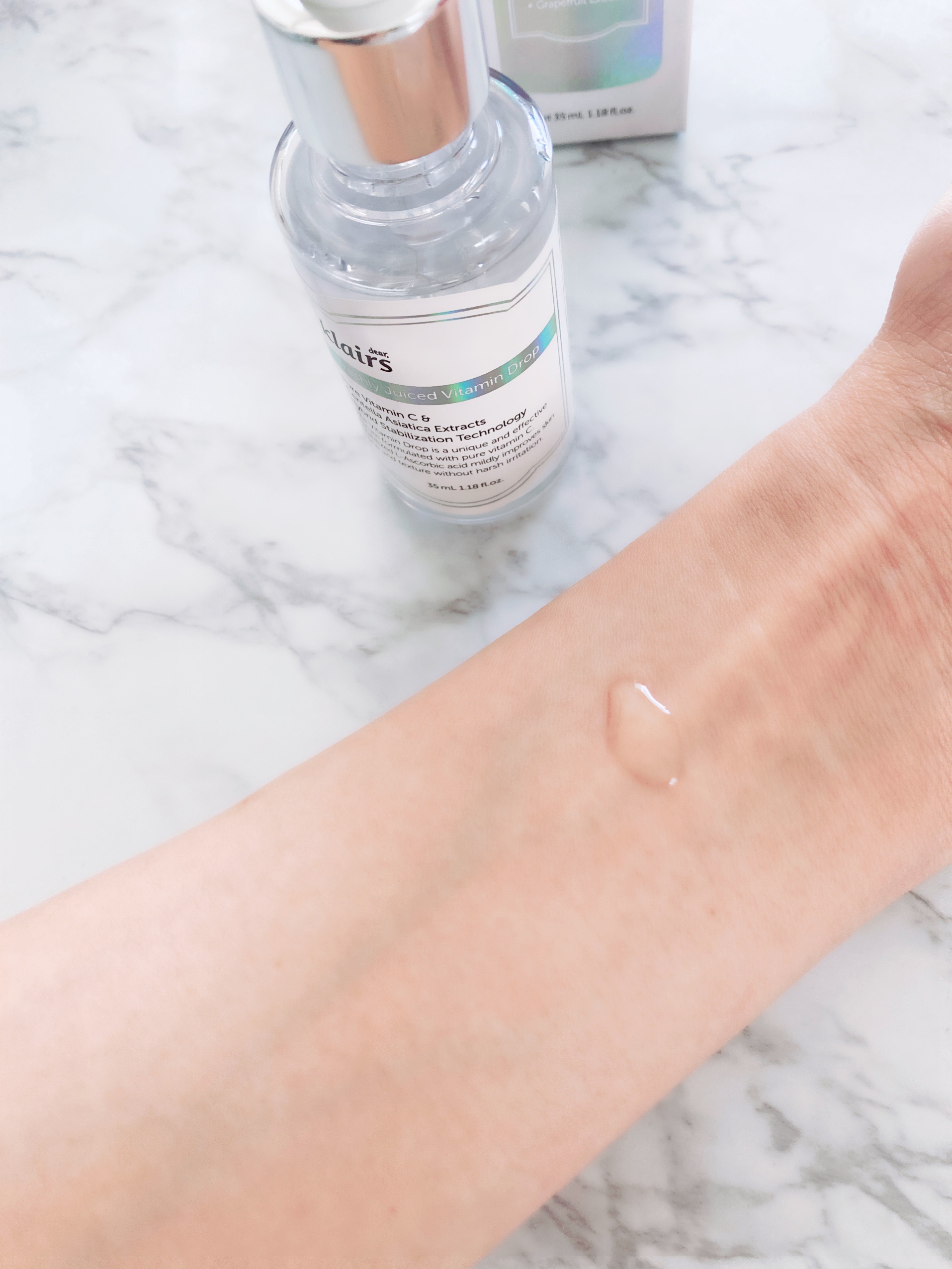 フレッシュリージュースドビタミンドロップ(35ml)/Klairs/美容液を使ったクチコミ（3枚目）