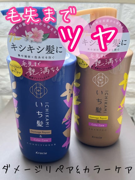 ダメージリペア&カラーケア シャンプー/コンディショナー/いち髪/市販シャンプーを使ったクチコミ(1枚目)