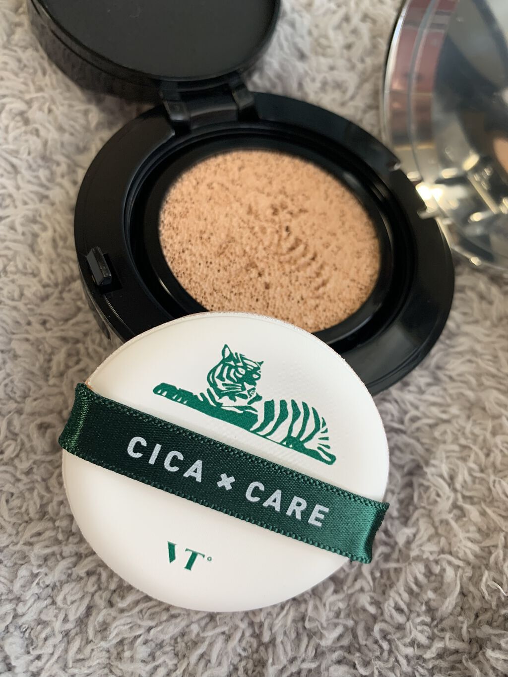 CICA エアリーフィットカバークッション/VT/クッションファンデーションを使ったクチコミ（2枚目）