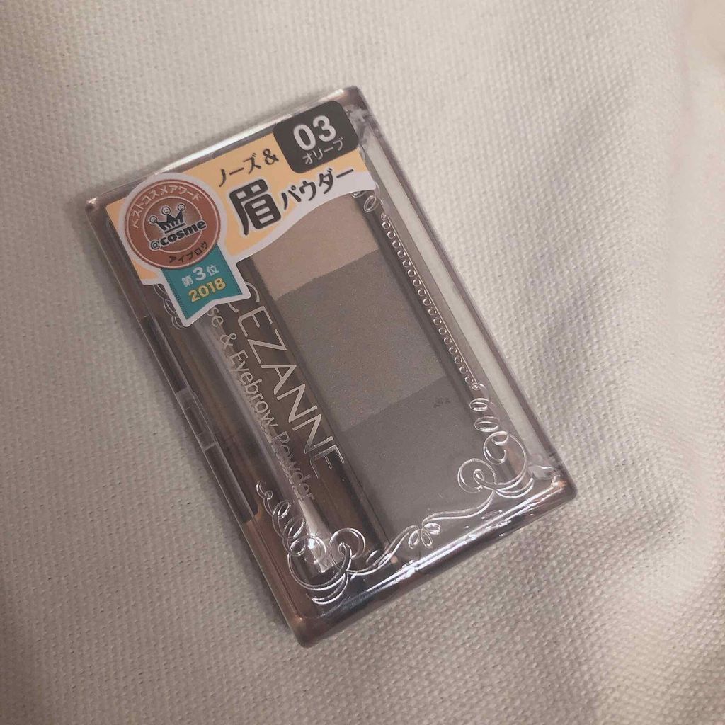 ノーズ&アイブロウパウダー/CEZANNE/パウダーアイブロウを使ったクチコミ(1枚目)