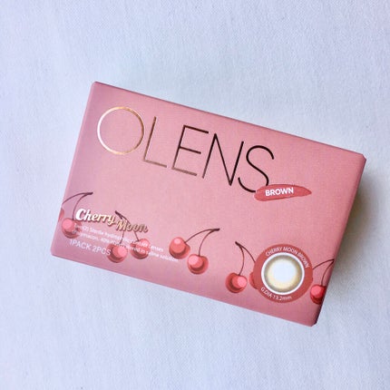 Cherry moon 1Month/OLENS/カラーコンタクトレンズを使ったクチコミ(2枚目)
