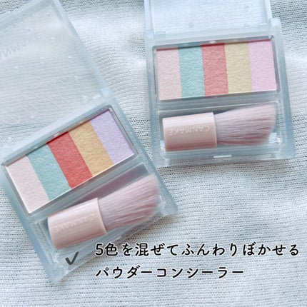 パステルヴェールコンシーラー/キャンメイク/パレットコンシーラーを使ったクチコミ(2枚目)