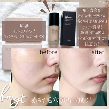 インクラスティング ファンデーション スリムフィット/THE FACE SHOP/リキッドファンデーションを使ったクチコミ（2枚目）