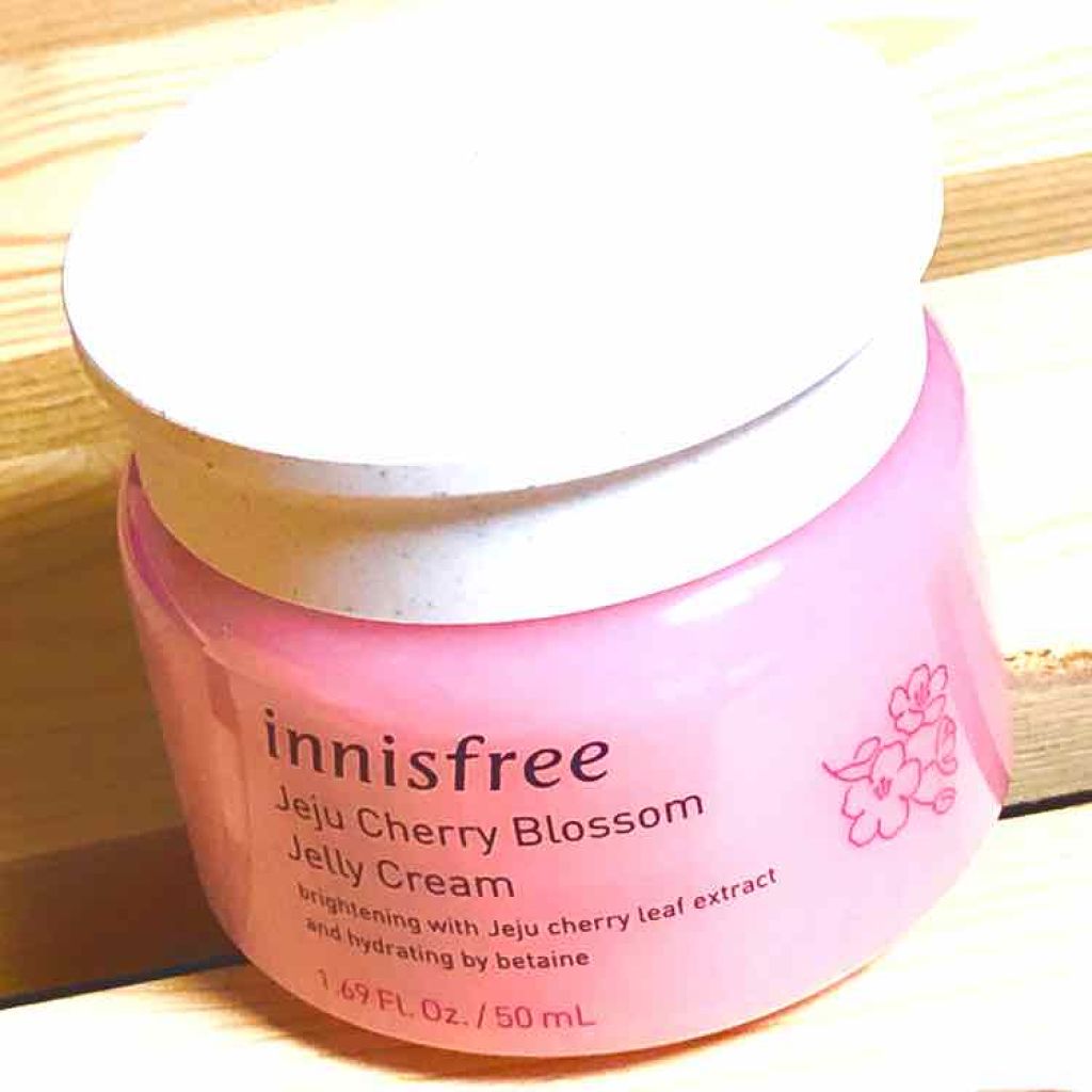 チェリーブロッサム ジェリークリーム N/innisfree/フェイスクリームを使ったクチコミ（1枚目）