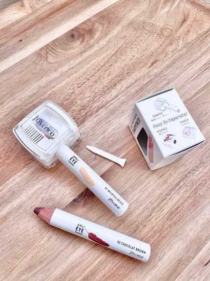 ジョイココ エアリーアイシャドウ/Joy.coco(ジョイココ)/単色アイシャドウを使ったクチコミ(8枚目)