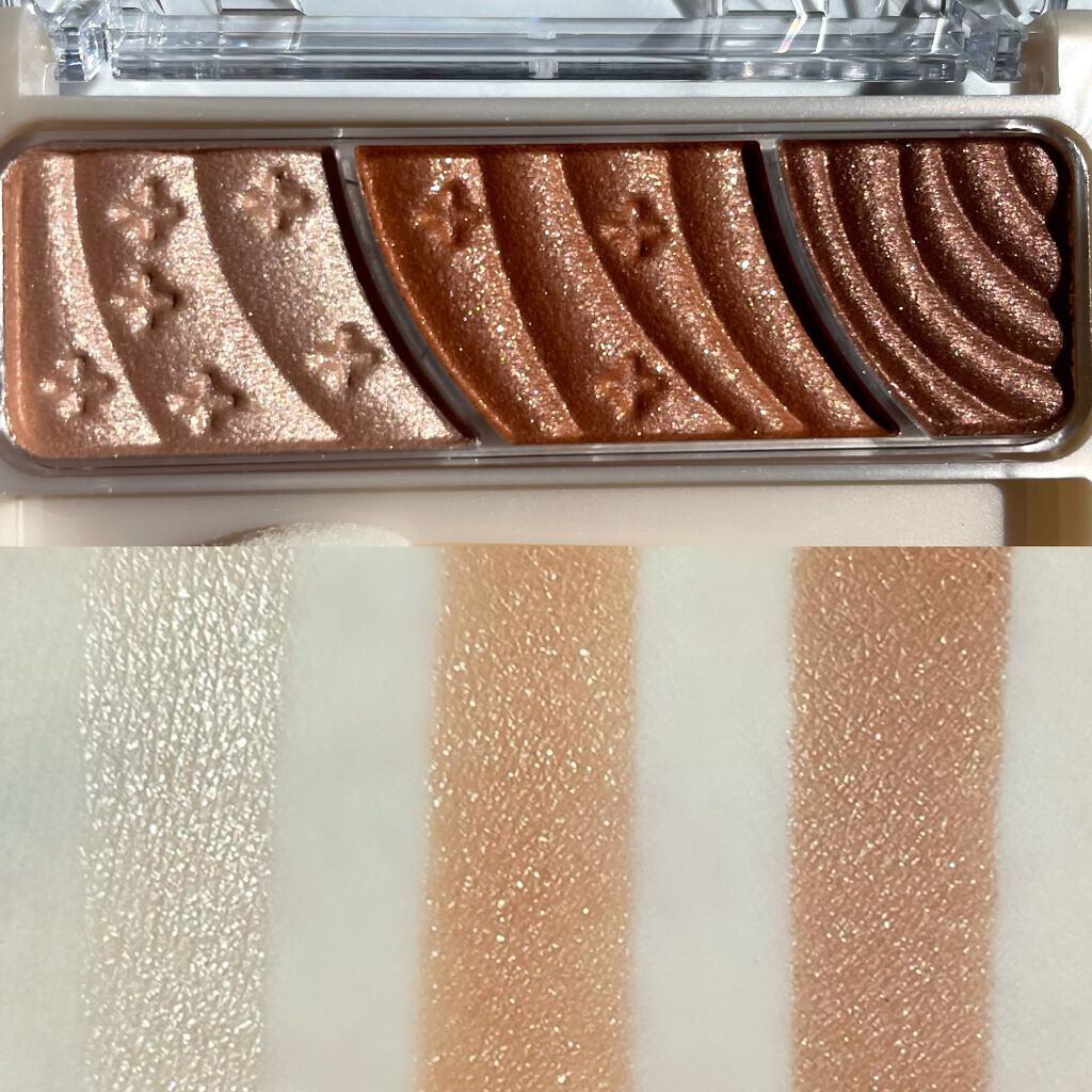 トーンアップアイシャドウ/CEZANNE/アイシャドウパレットを使ったクチコミ（2枚目）