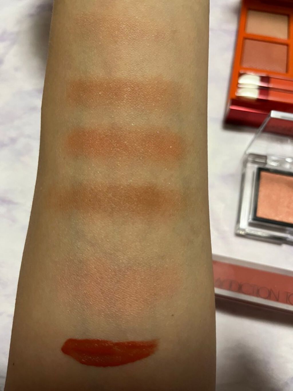 アディクション ザ マット リップ リキッド 014 Jupiter Clouds/ADDICTION/口紅を使ったクチコミ（2枚目）