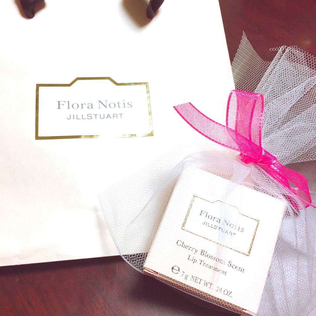 チェリーブロッサム リップトリートメント/Flora Notis JILL STUART/リップマスクを使ったクチコミ（1枚目）
