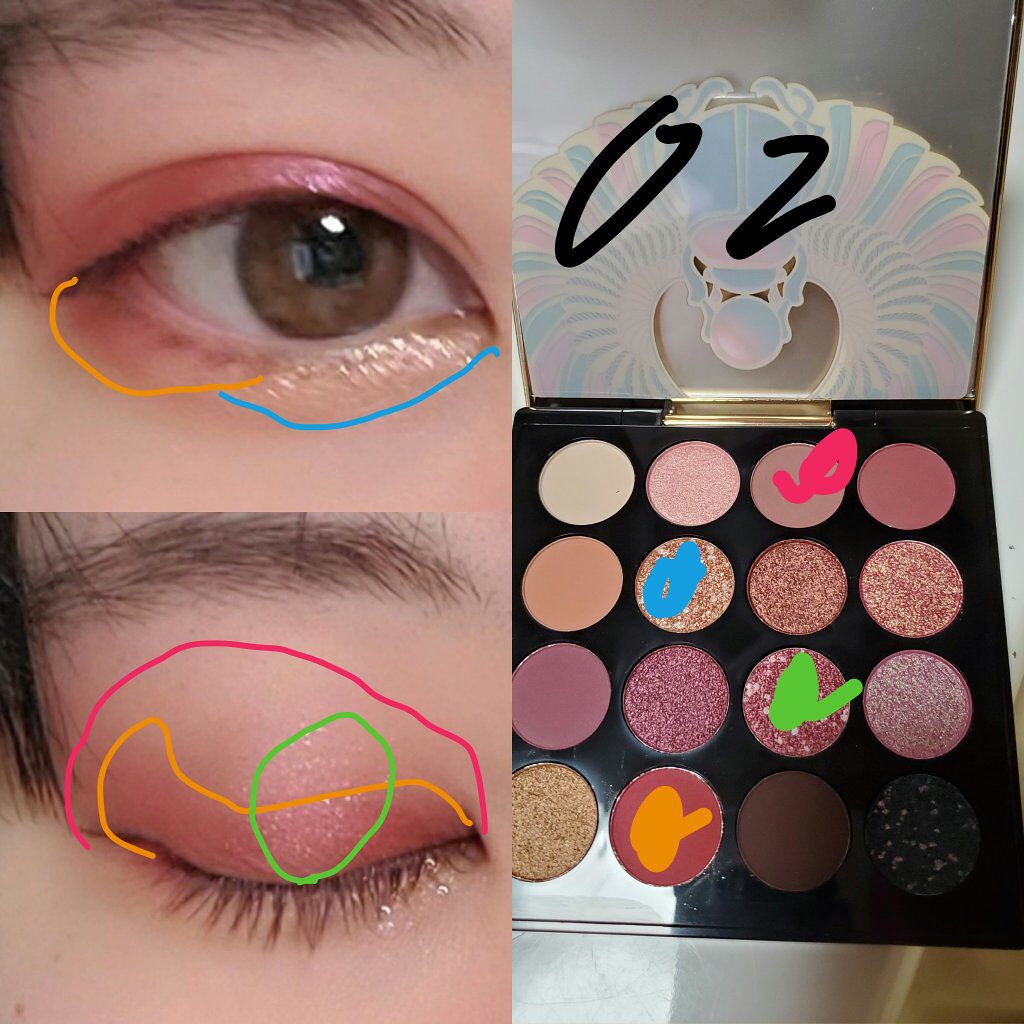 大英博物館 エジプトシリーズ アイシャドウパレット/ZEESEA/アイシャドウパレットを使ったクチコミ(2枚目)