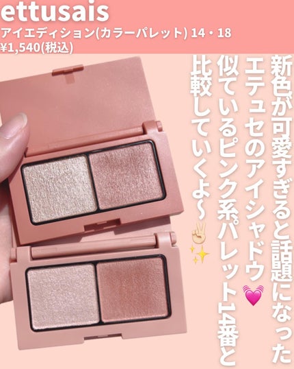 エテュセ アイエディション(カラーパレット)/ettusais/アイシャドウパレットを使ったクチコミ(2枚目)