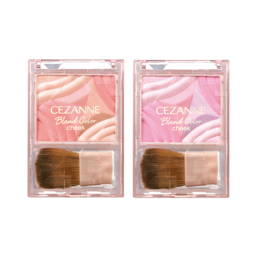 セザンヌからグラデチーク「ブレンドカラーチーク」&ぽってりツヤ唇を目指せるリップバーム「トリートメントリップバーム」が登場!の画像