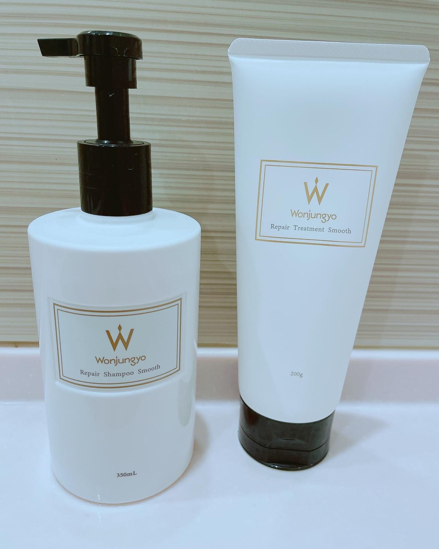 ウォンジョンヨ リペアシャンプー スムース/リペアトリートメント スムース/Wonjungyo/市販シャンプーを使ったクチコミ(1枚目)
