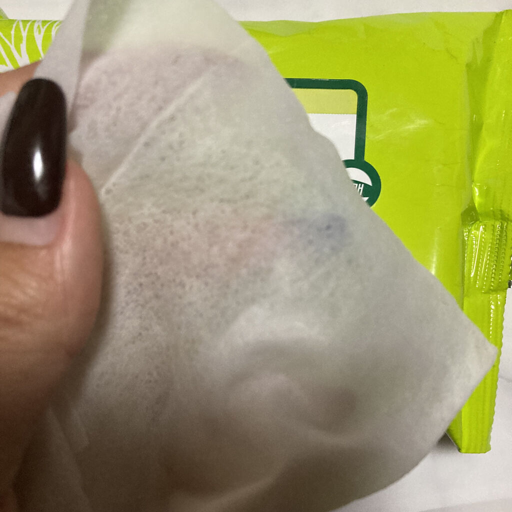 アロエモイスチャークレンジングティッシュ/FROM NATURE/クレンジングシートを使ったクチコミ（2枚目）