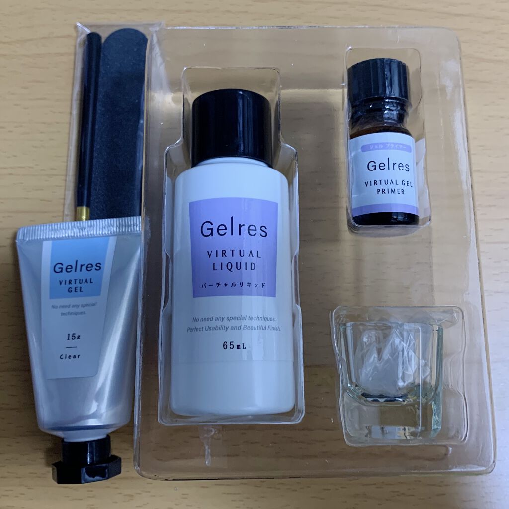 バーチャルジェルファーストキット/ビューティーワールド/ネイル用品を使ったクチコミ（3枚目）