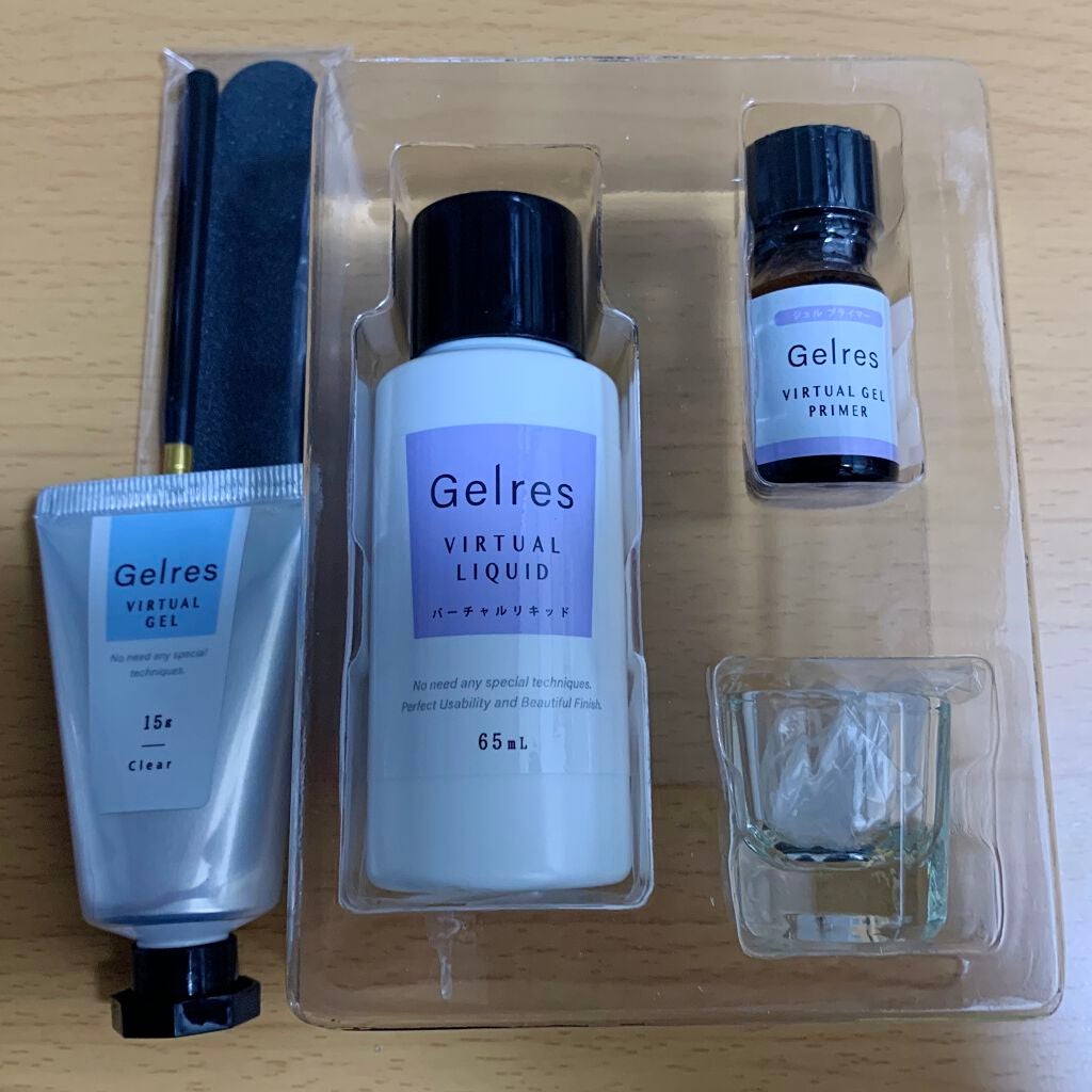 バーチャルジェルファーストキット/ビューティーワールド/ネイル用品を使ったクチコミ(3枚目)