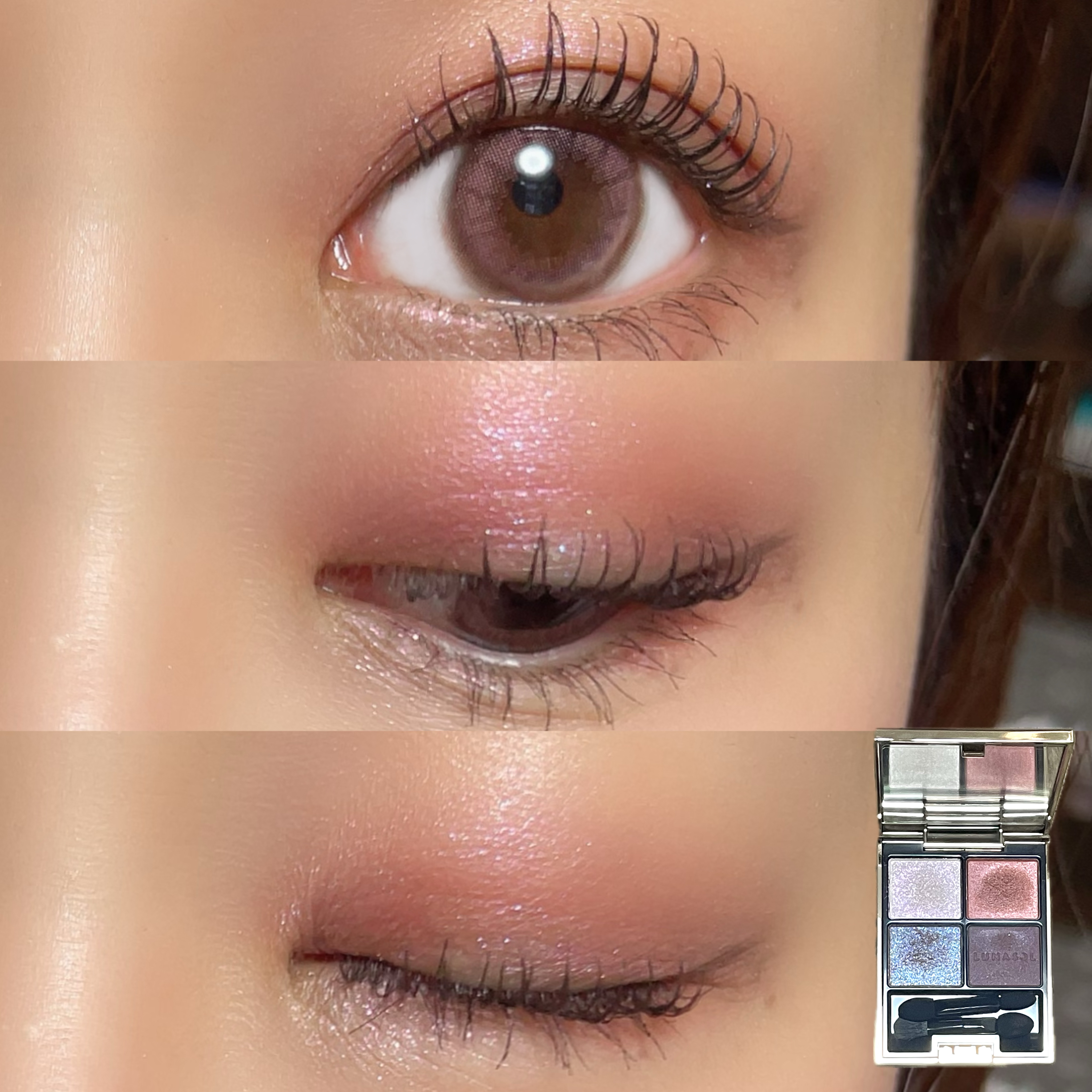 アイカラーレーション/LUNASOL/アイシャドウパレットを使ったクチコミ（1枚目）