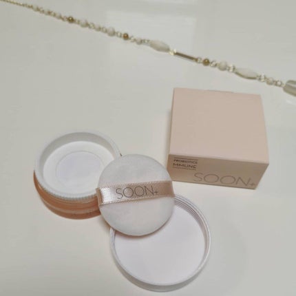 SOON+ プロバイオティクスミューンパウダー/soon+/ルースパウダーを使ったクチコミ(3枚目)