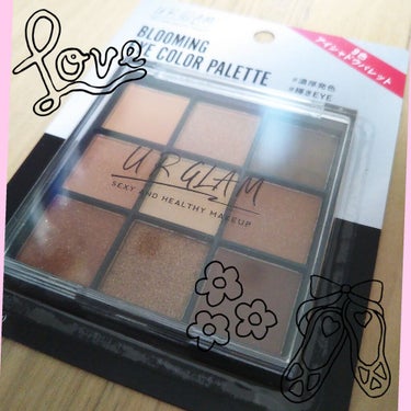 UR GLAM　BLOOMING EYE COLOR PALETTE/U R GLAM/アイシャドウパレットを使ったクチコミ（1枚目）