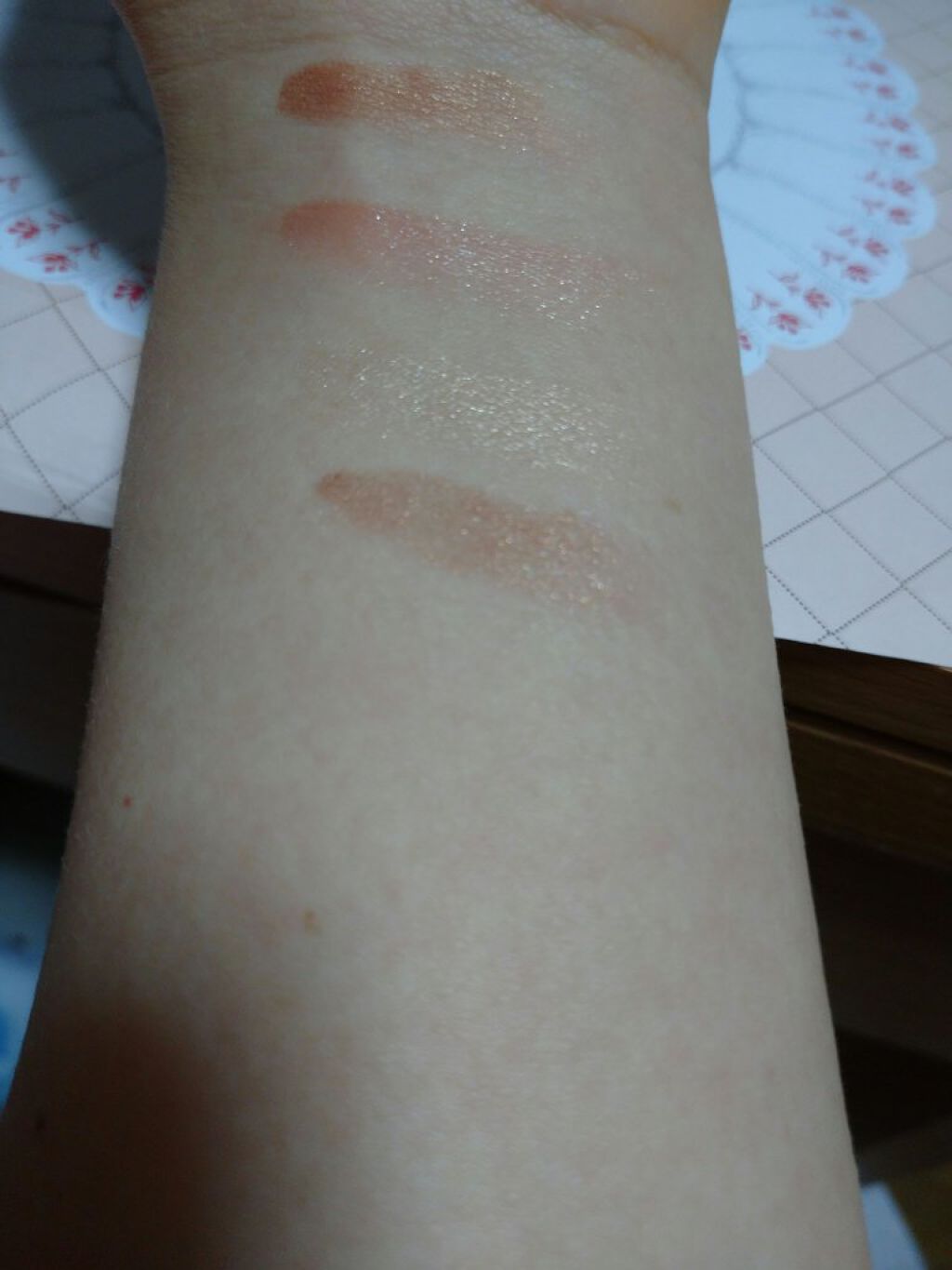 UR GLAM　VELVET EYE COLOR PALETTE コーラルブラウン/U R GLAM/アイシャドウパレットを使ったクチコミ（2枚目）