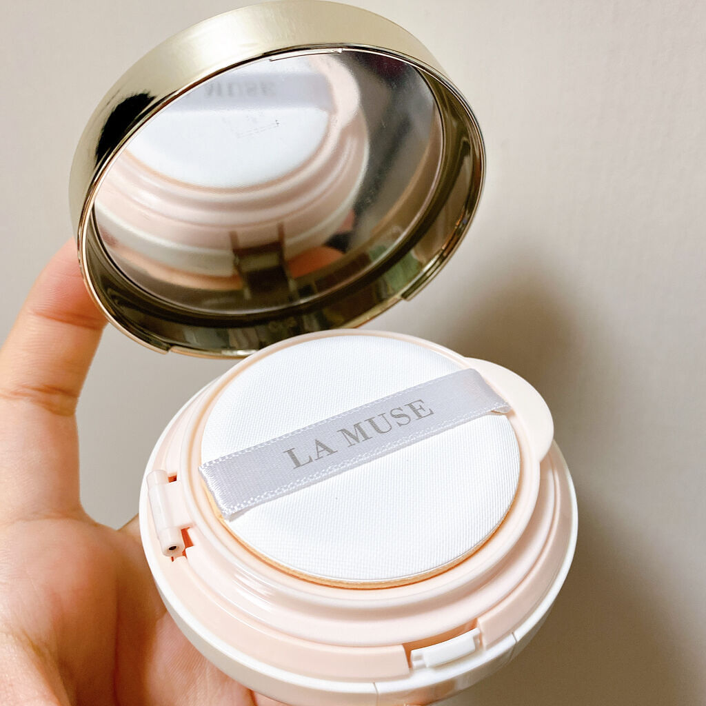 ラミューズ SILK FIT BB COVER CUSHIONのクチコミ「\ラミューズ RETURN 2 BLESSING VISUAL CREAM/

とっても可愛い.....」（2枚目）