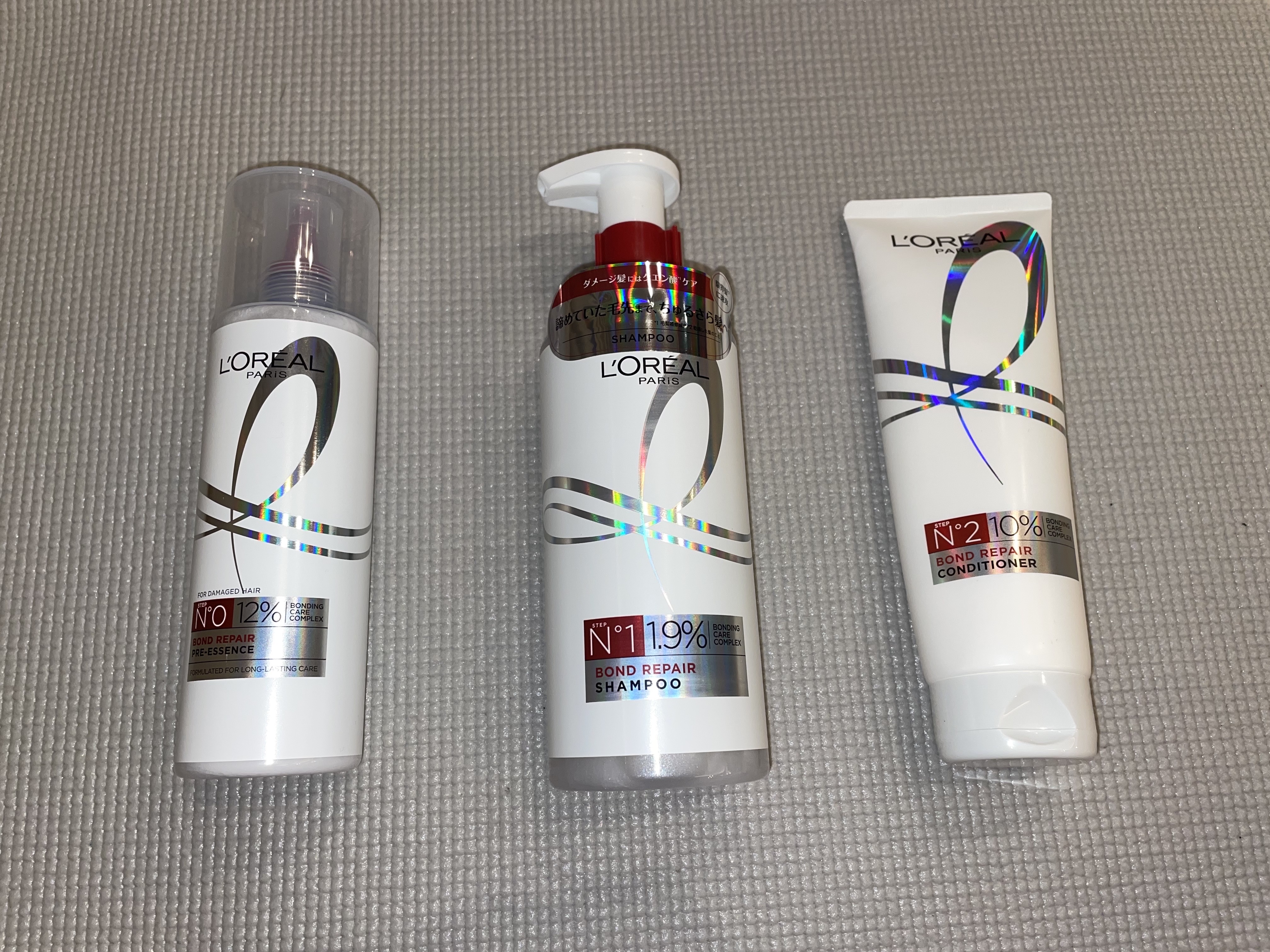 ロレアル パリ ボンド リペア シャンプー／コンディショナー/ロレアル パリ/市販シャンプーを使ったクチコミ（1枚目）