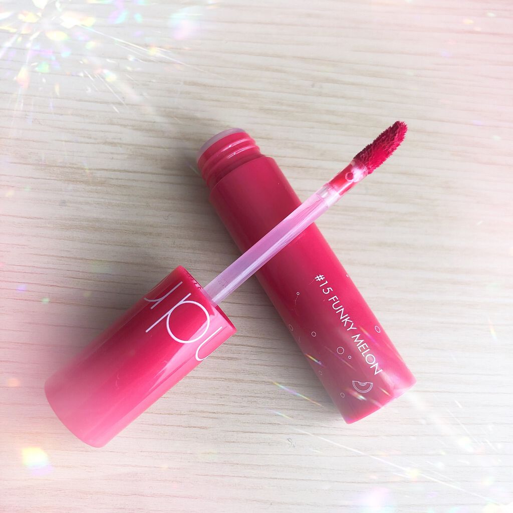 ジューシーラスティングティント/rom&nd/リップティントを使ったクチコミ（2枚目）