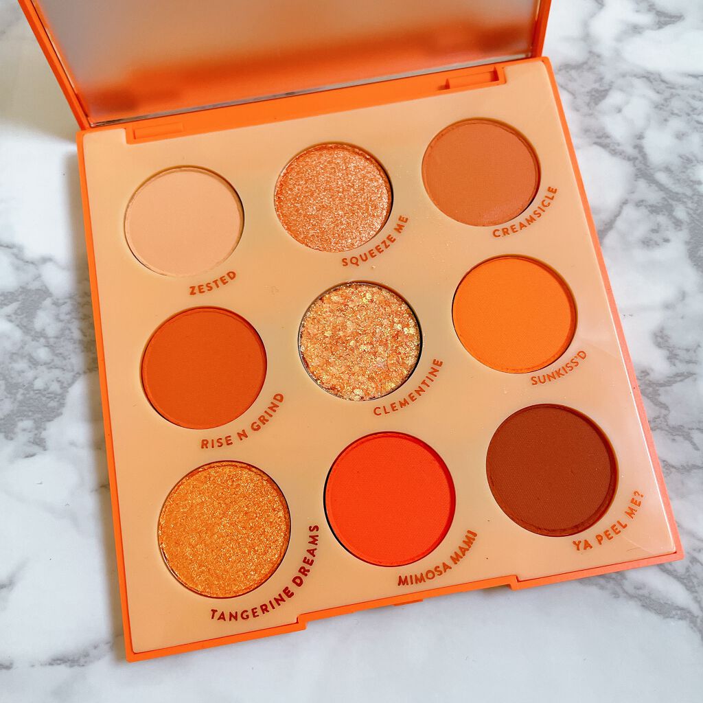 ORANGE YOU GLAD/ColourPop/アイシャドウパレットを使ったクチコミ(2枚目)