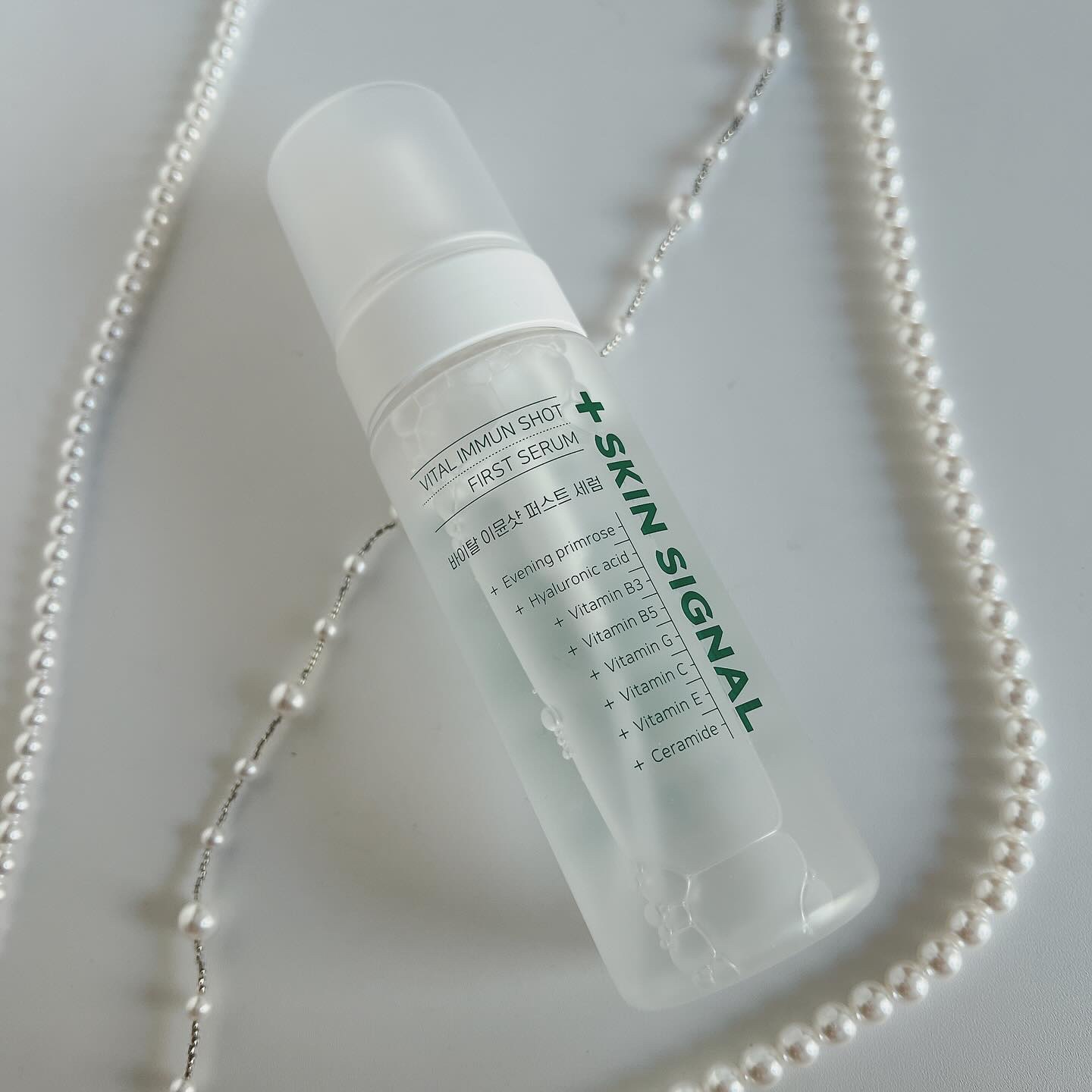 バイタルイミュンショットファーストバブルセラム/SKIN SIGNAL/美容液を使ったクチコミ（3枚目）