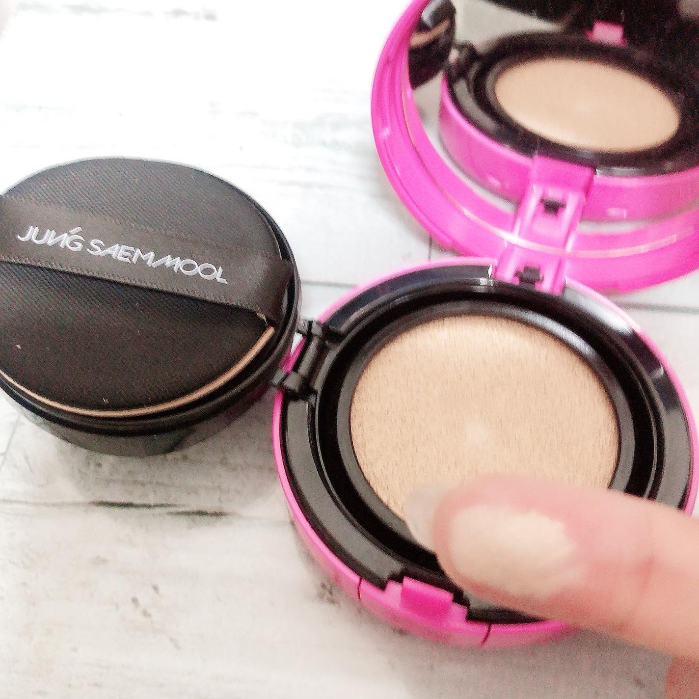 ジョンセンムル スキンヌーダーロングウェアクッション/JUNG SAEM MOOL/クッションファンデーションを使ったクチコミ(6枚目)