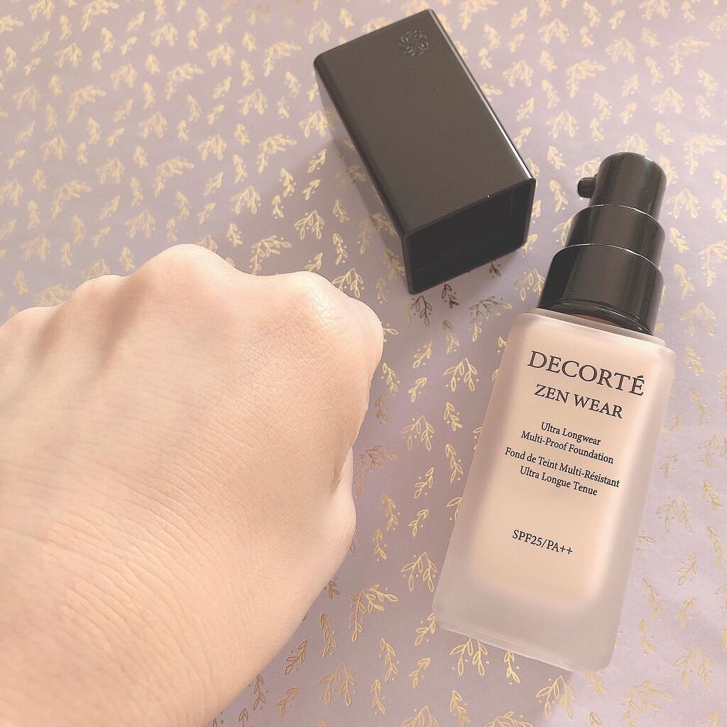 ゼン ウェア フルイド/DECORTÉ/リキッドファンデーションを使ったクチコミ(2枚目)