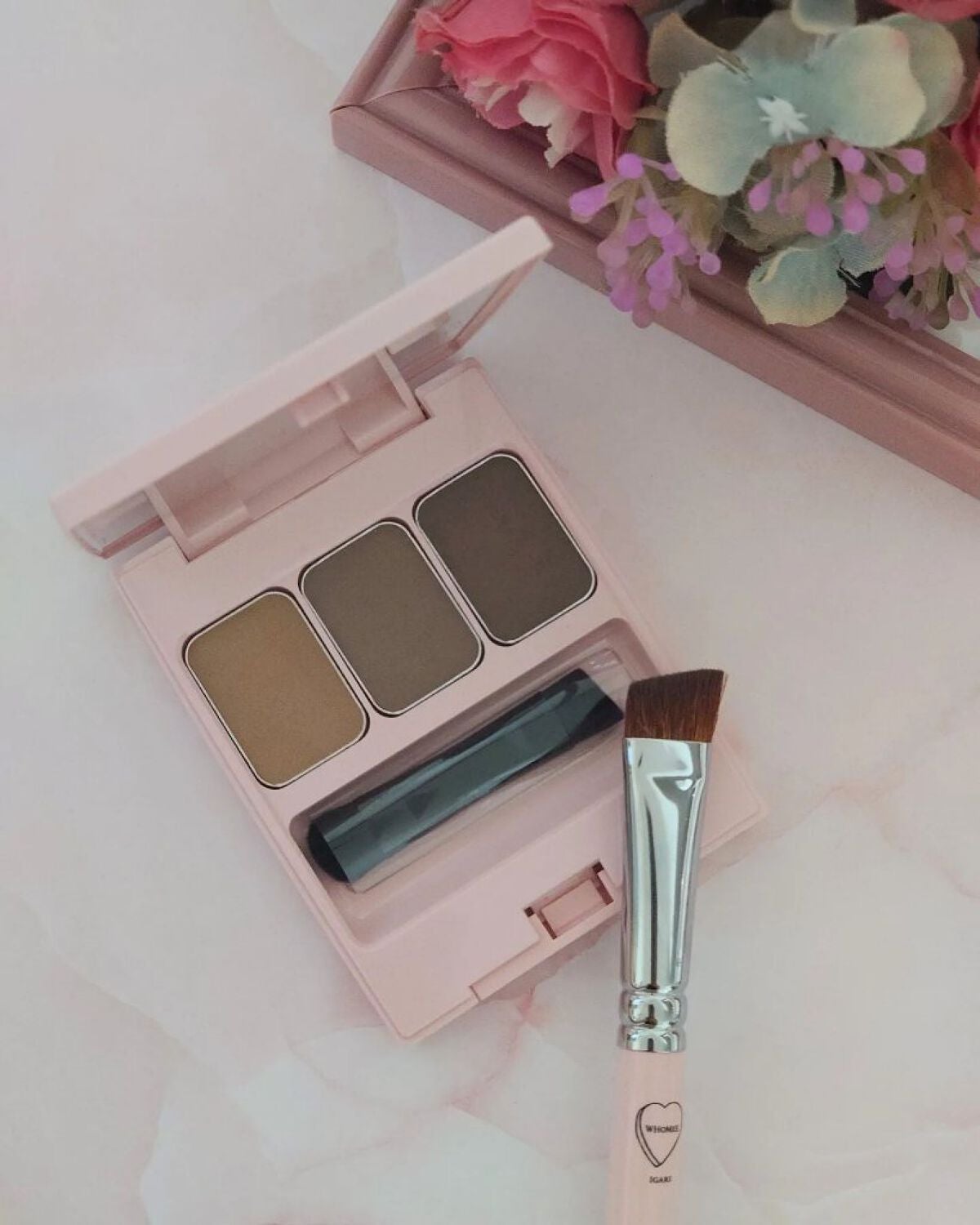 フーミー アイブロウブラシ 熊野筆/WHOMEE/メイクブラシを使ったクチコミ(2枚目)