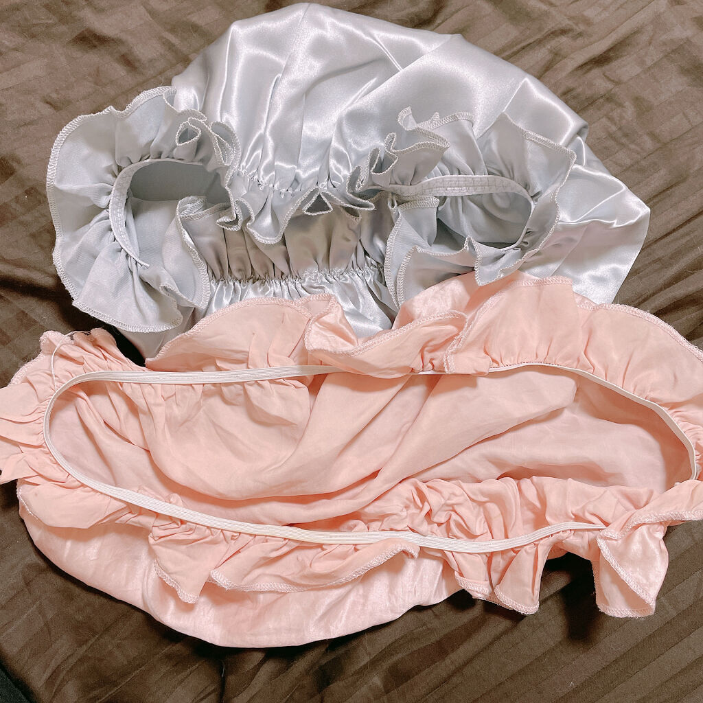 シルク ナイトキャップ（ゴム紐）/COCOSILK/ヘアケアグッズを使ったクチコミ（3枚目）