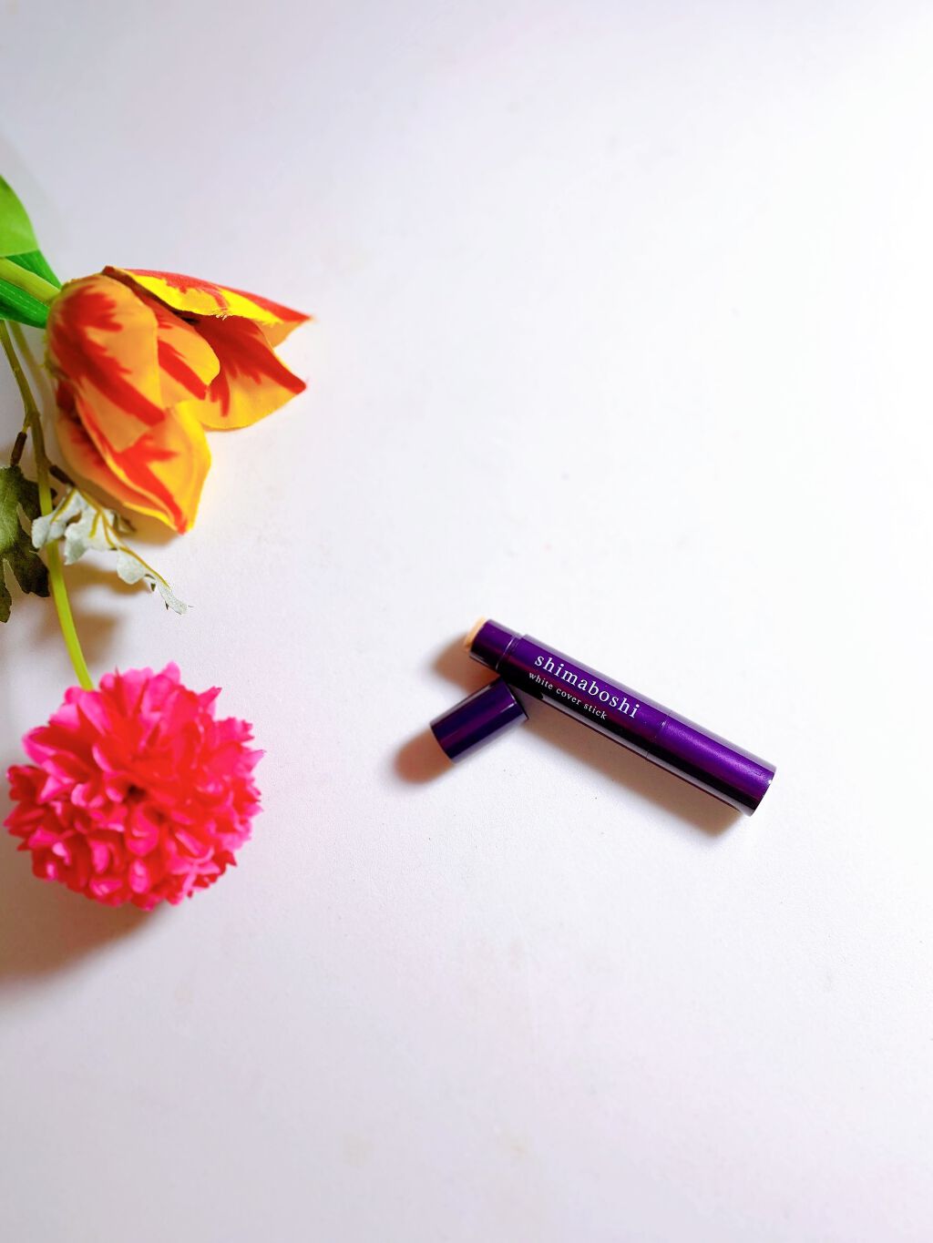 ホワイトカバースティック/shimaboshi/化粧下地を使ったクチコミ(7枚目)