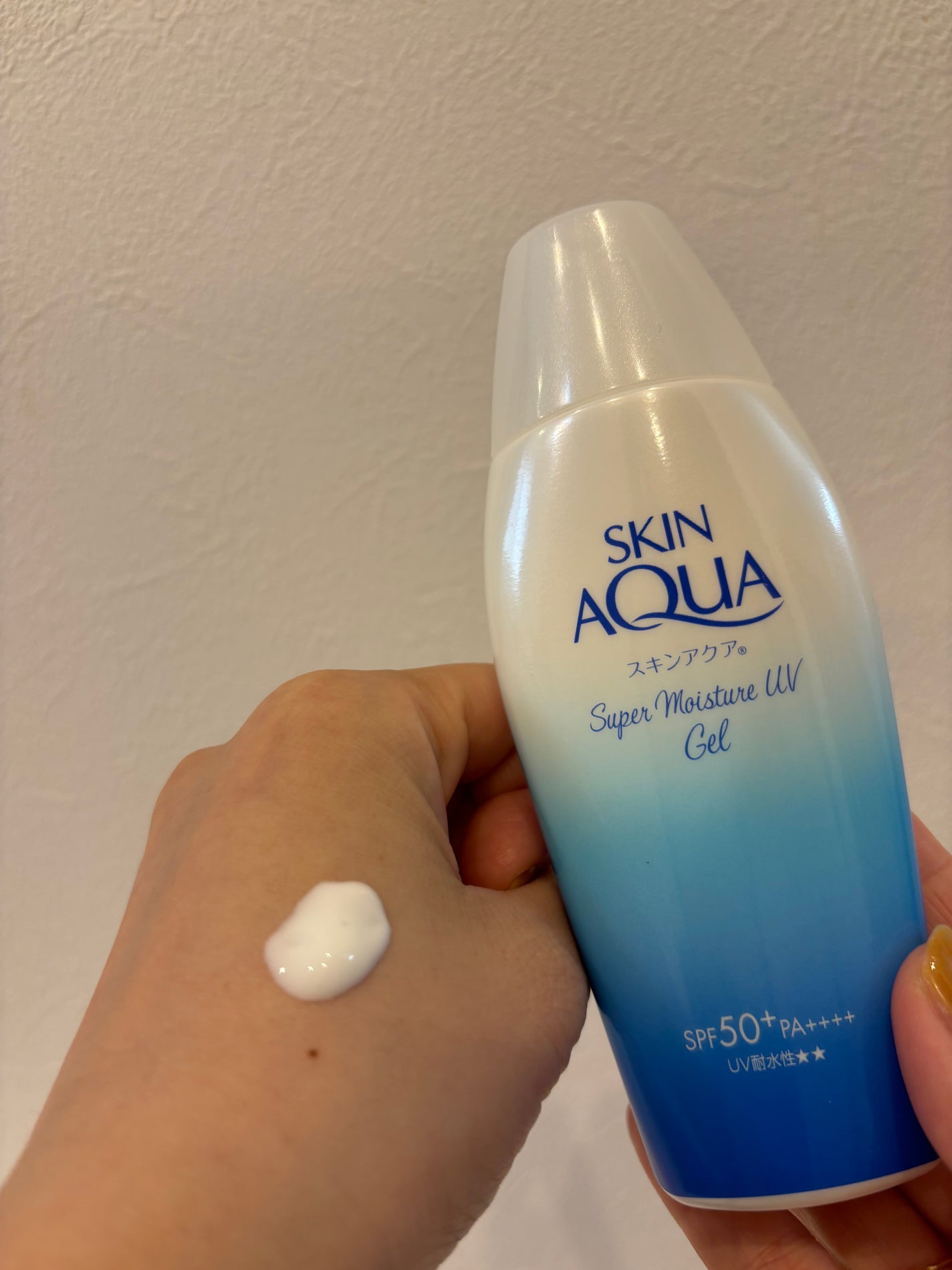 スキンアクア スーパーモイスチャージェル/スキンアクア/日焼け止めジェルを使ったクチコミ(2枚目)