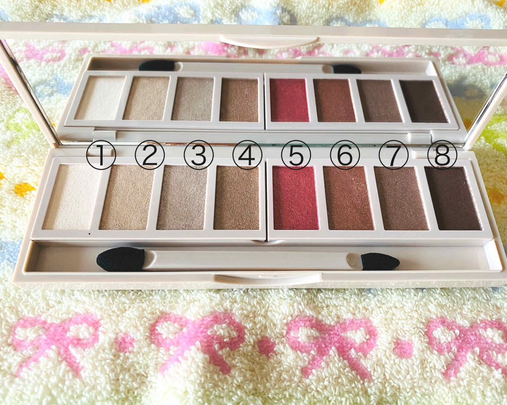 リシェ グラマラスモード アイパレット/Visée/アイシャドウパレットを使ったクチコミ（3枚目）