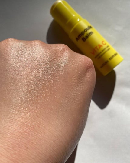 スティック美容液(レモン)/ネイチャーリパブリック/フェイスバームを使ったクチコミ(5枚目)