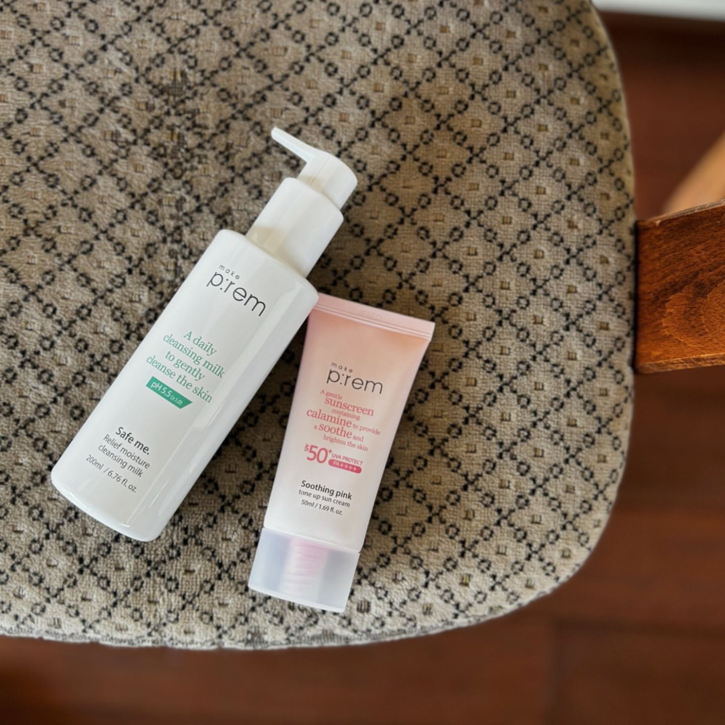 UVディフェンスミー カーミングトーンアップサンクリーム / make prem