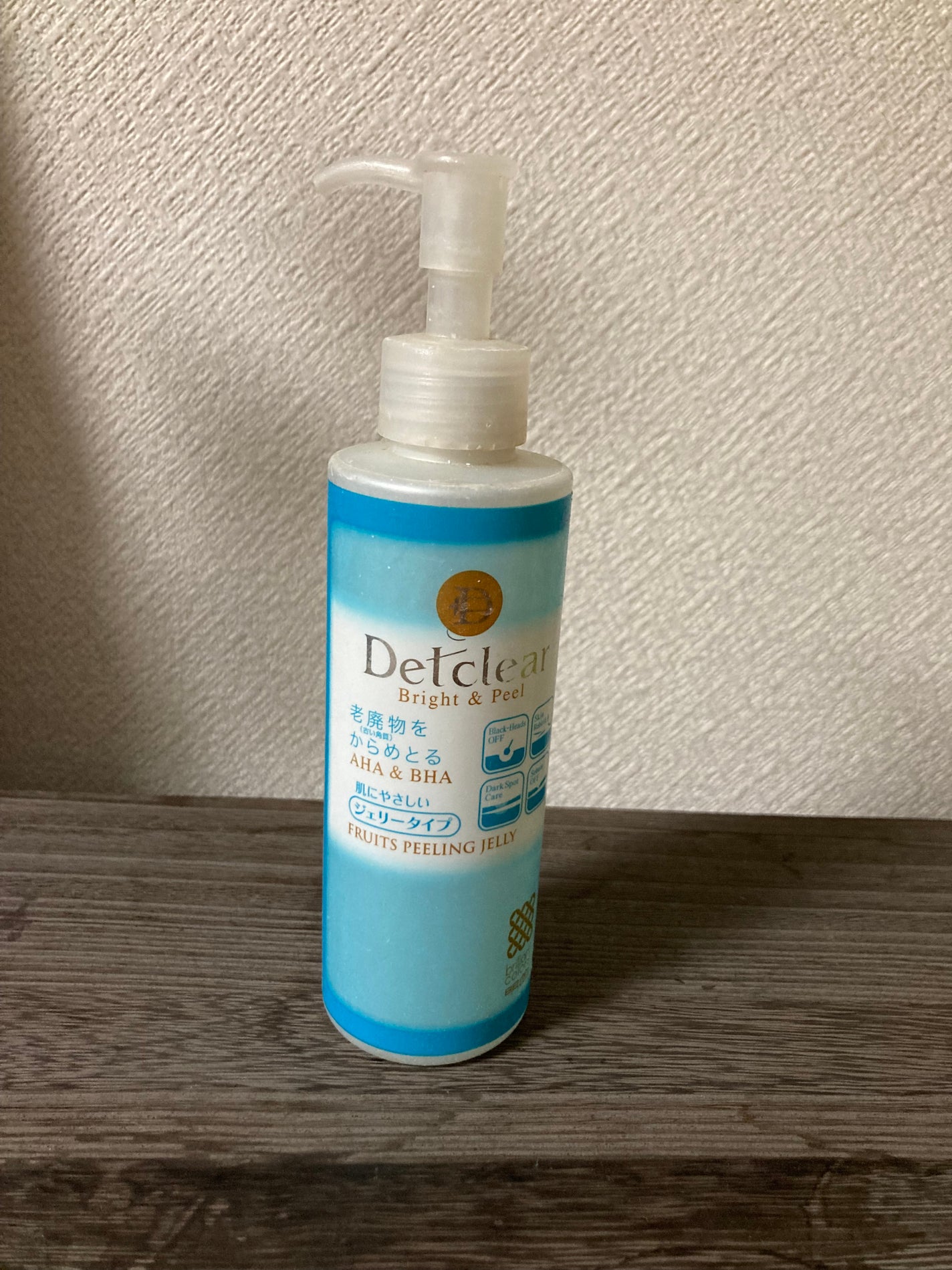 DETクリア ブライト&ピール ピーリングジェリー<無香料タイプ>/Detclear/ピーリングを使ったクチコミ(1枚目)