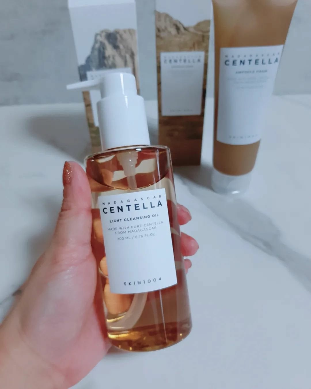 センテラ ライトクレンジングオイル/SKIN1004/オイルクレンジングを使ったクチコミ(3枚目)