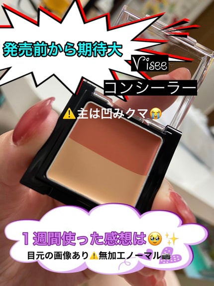 リシェ レッドトリック アイコンシーラー/Visée/パレットコンシーラーを使ったクチコミ(1枚目)