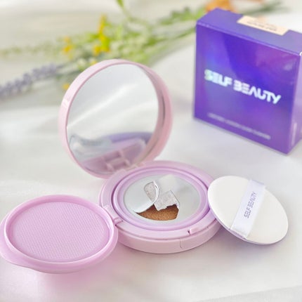 ユニコーン オーロラ光彩クッション/SELF BEAUTY/クッションファンデーションを使ったクチコミ(7枚目)