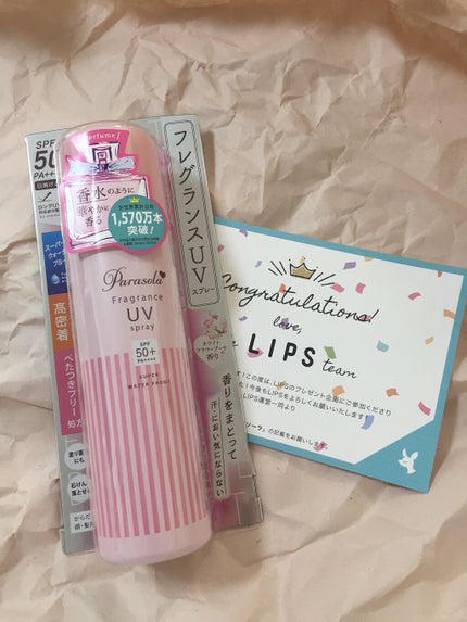 パラソーラ フレグランス UVスプレー N/パラソーラ/日焼け止め・UVケアを使ったクチコミ(1枚目)