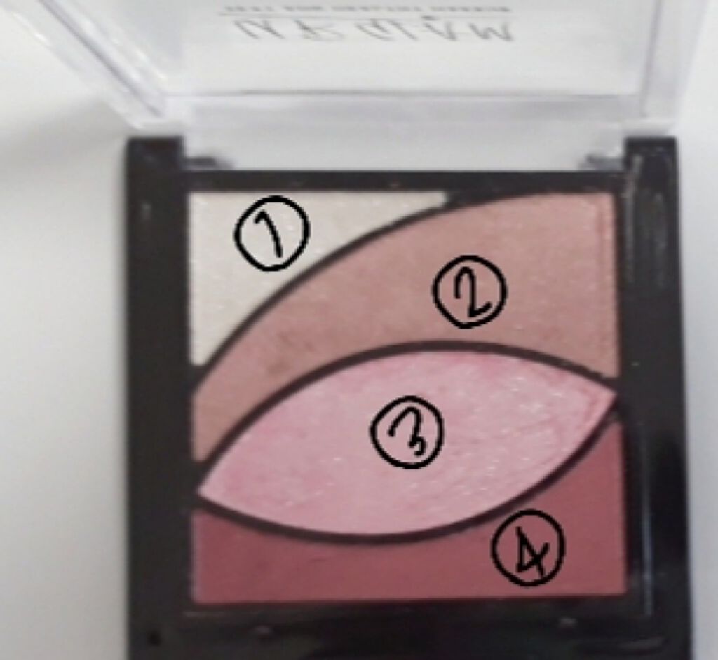 UR GLAM VELVET EYE COLOR PALETTE/U R GLAM/アイシャドウパレットを使ったクチコミ(2枚目)