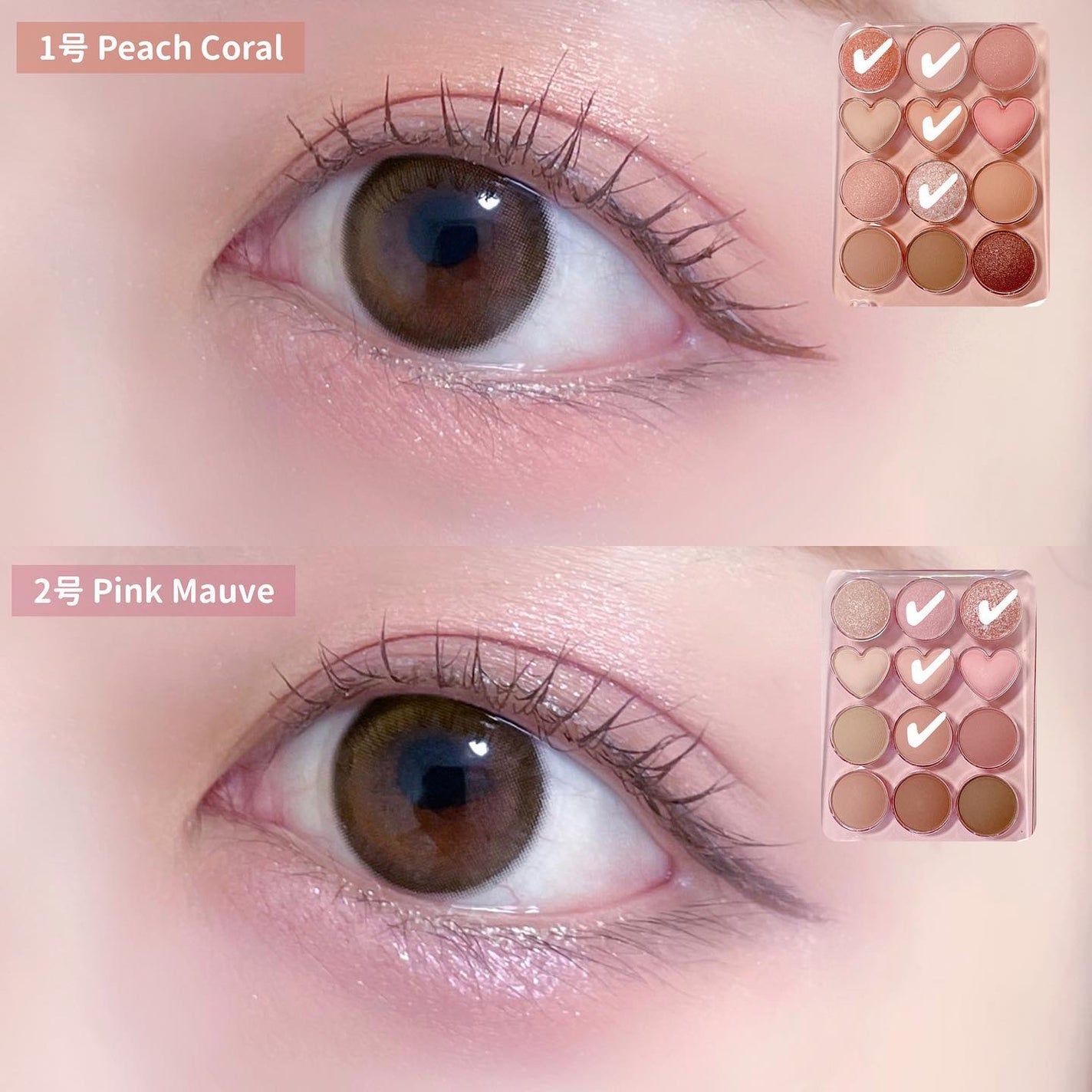 目元チュートリアルアイパレット/Colorgram/アイシャドウパレットを使ったクチコミ(5枚目)