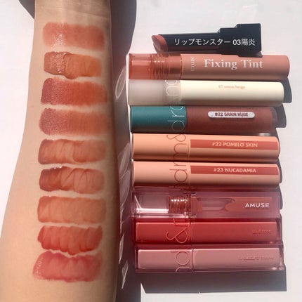 シースルーマットティント 韓服エディション/rom&nd/リップティントを使ったクチコミ(1枚目)