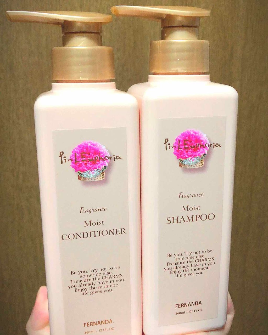 フレグランス モイストセット ピンクエウフォリア/フェルナンダ/シャンプー・コンディショナーを使ったクチコミ(1枚目)