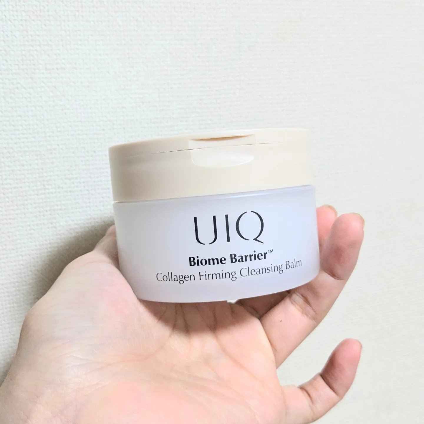 バイオームバリアコラーゲンファーミングクレンジングバーム/UIQ/クレンジングバームを使ったクチコミ（2枚目）