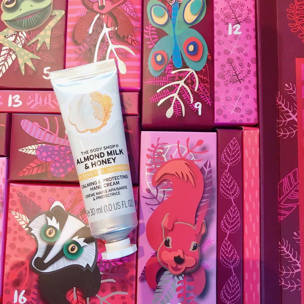 ハンドクリーム AM&H(アーモンドミルク&ハニー)/THE BODY SHOP/ハンドクリームを使ったクチコミ(1枚目)